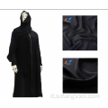 Tessuto Nida Abaya in chiffon 30D in poliestere musulmano islamico